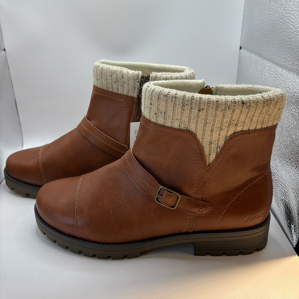 JSport Womens Violent Boot Brown Size 11